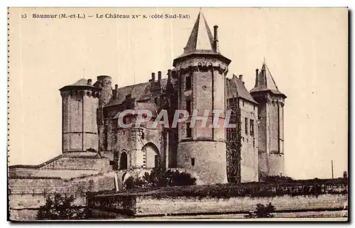 Cartes postales Saumur Le Chateau (Cote Sud-Est)