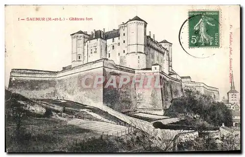 Cartes postales Saumur Chateau fort