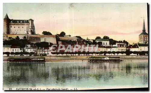 Ansichtskarte AK Saumur Vue generale (nord)