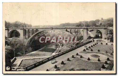 Cartes postales Luxembourg Pont Adolphe