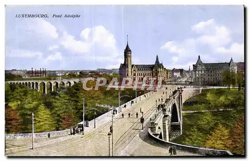 Cartes postales Luxembourg Pont Adolphe