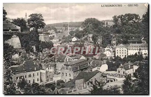 Cartes postales Luxembourg Grund