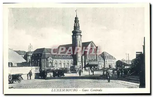 Ansichtskarte AK Luxemborg Gare Centrale