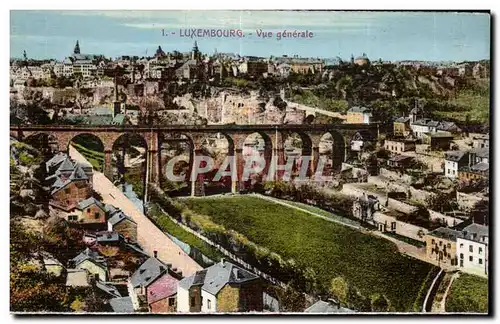 Cartes postales Luxembourg Vue generale