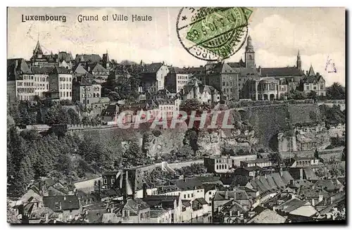 Cartes postales Luxembourg Grund et Ville Haute