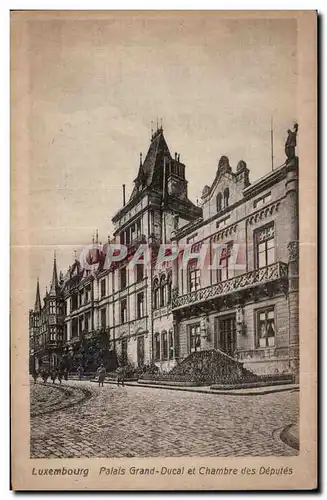 Ansichtskarte AK Luxembourg Palais Grand Ducal et Chambre des Deputes