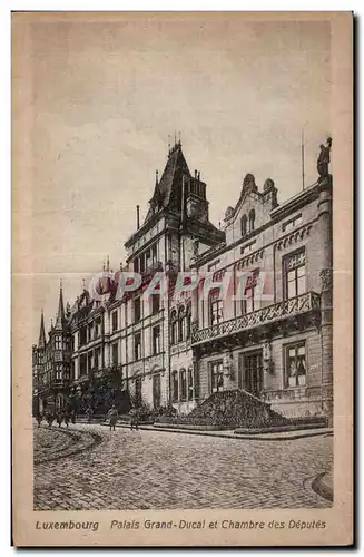 Cartes postales Luxembourg Palais Grand Ducal et Chambre des Deputes
