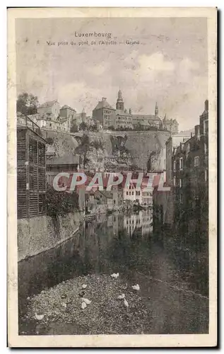 Cartes postales Luxembourg Vue prise du pont de I Alzotte Grand