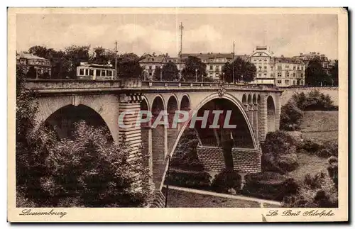 Cartes postales Luxembourg Le pont Adolphe