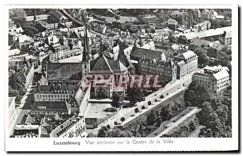 Cartes postales Luxembourg Vue aerienne sur le Centre de la Ville