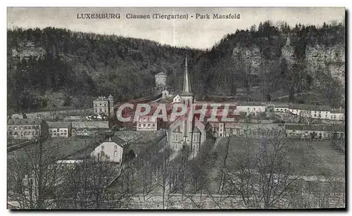 Cartes postales Luxemburg Clausen Park Mansfeld
