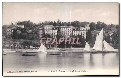 Cartes postales Suisse Ouchy Hotel Beau Rivage