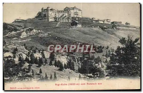 Cartes postales Suisse Rigi Kulm vom Rotstock aus