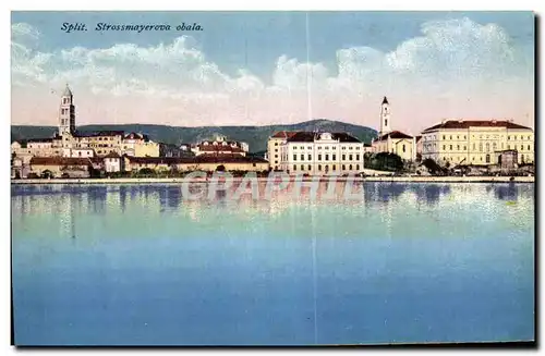 Cartes postales Croatie Croatia Split Strossmayerova obala