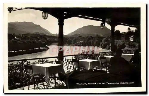 Cartes postales moderne Suisse Villach Ausblick von der Terasse des Hotel Mosser