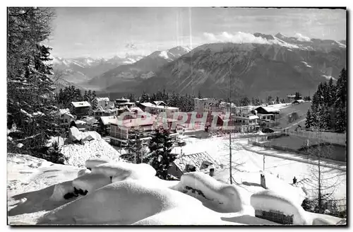 Cartes postales moderne Suisse Montana et les Alpes Valaisannes