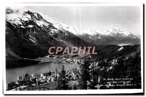 Cartes postales moderne St Moritz Dorf und Bad