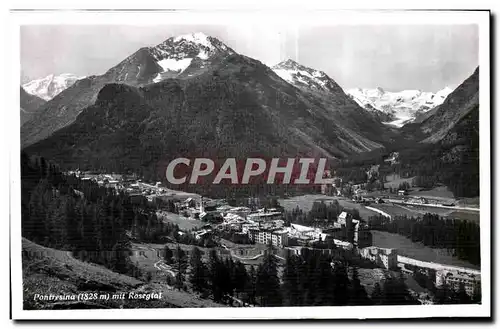 Cartes postales Pontresina mit Rosegtal