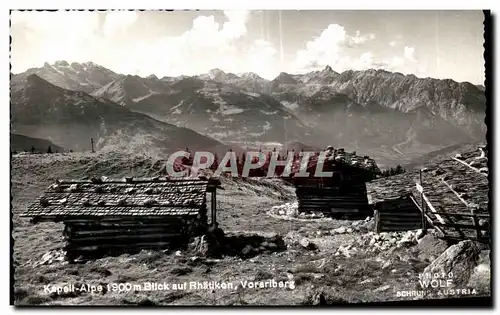 Cartes postales Kepell Alpe Blick aut Rhatikon Vorarlberg