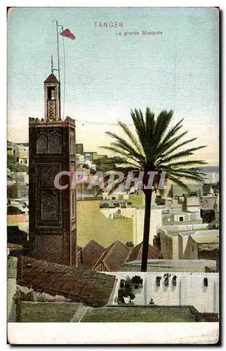 Cartes postales Maroc Tanger la grande Mosquee