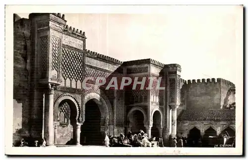 Cartes postales Maroc Bab mansour (Meknes)