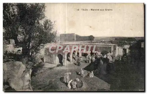 Cartes postales Maroc Taza Marche aux Grains