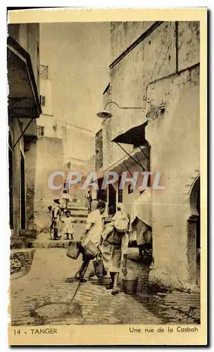 Ansichtskarte AK Maroc Tanger Une rue de la Casbah