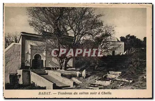 Cartes postales Maroc Rabat Tombeau du sultan noir a Chella