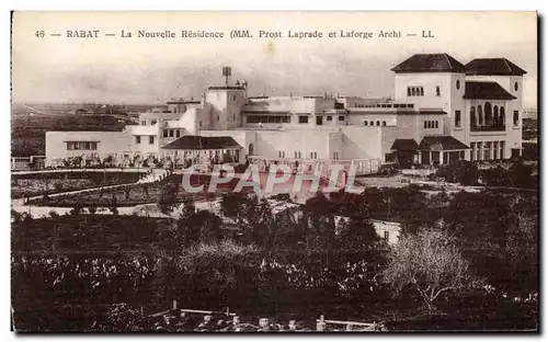 Cartes postales Maroc Rabat La Nouvelle Residence (MM Prost Laprade et Laforge Arch)