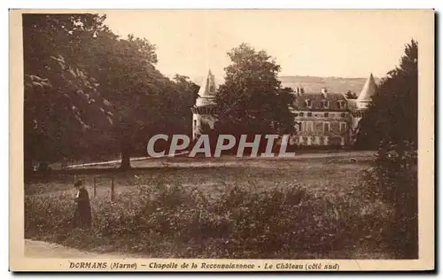 Ansichtskarte AK Dormans (Marne) Chateau de la Reconnaissance Le Chateau