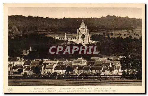 Cartes postales Dormans (Marne) Monument des Victoires de la Marne