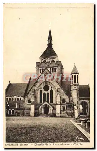 Ansichtskarte AK Dormans (Marne) Chapelle de la Reconnaissance Cote Est