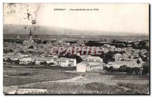 Cartes postales Epernay Vue ganerale de la Ville