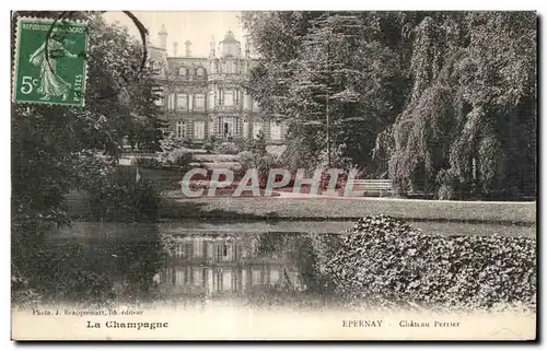 Ansichtskarte AK La Champagne Epernay Chateau Perrier