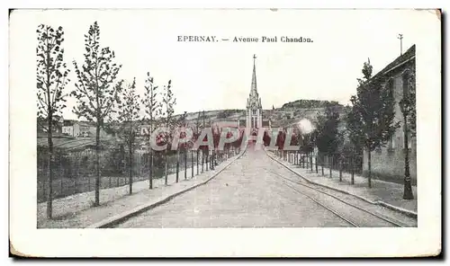 Cartes postales Epernay Avenue Paul Chandon