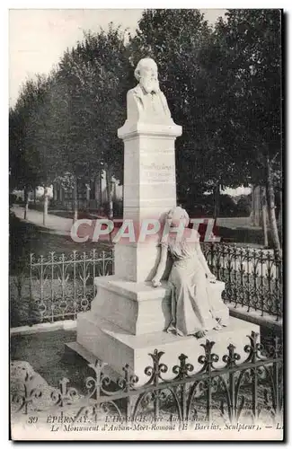 Cartes postales Epernay L Hopital Hospice Le Monument d Auban Moet Romont