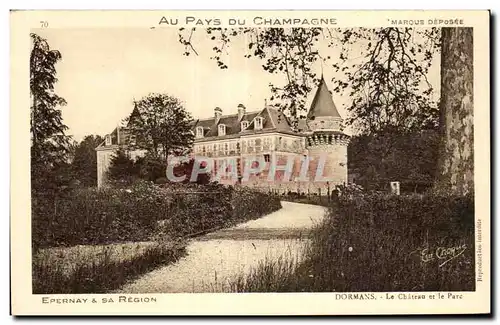 Cartes postales Au Pays Du Champagne Epernay   Sa Region Dormans Le chateau