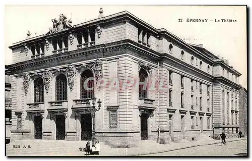 Cartes postales Epernay Le theatre