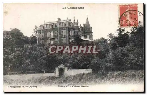 Ansichtskarte AK La Champagne Epernay Chateau Mercier