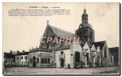 Cartes postales Fismes L Eglise Exterieur