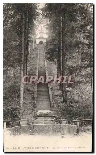 Ansichtskarte AK La Neuville au Pont Escalier de la cote a Vignes