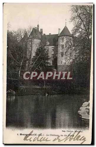 Cartes postales Beaupreau (M et L) Le Chateau vu des Ponts