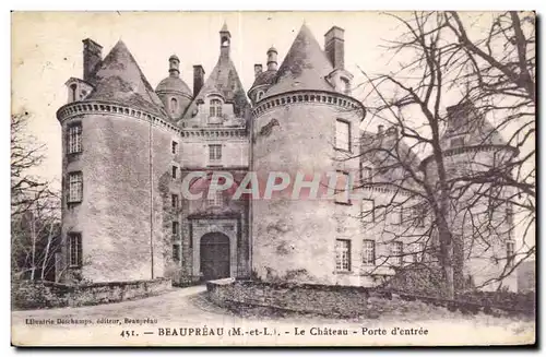 Ansichtskarte AK Beaupreau Le Chateau Porte d entree