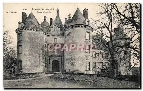 Ansichtskarte AK Beaupreau Le Chateau Porte d entree