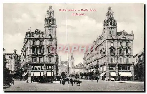 Cartes postales Hongrie Hungary Budapest Klotild Palotak Klotild Palais Budapest