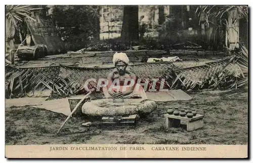 Ansichtskarte AK Jardin D Acclimatation De Paris Caravane Indienne Inde india Cirque Circus