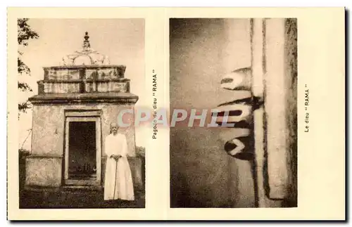 Cartes postales Inde india Missions etrangeres Eveche de Salem Le dieu Rama