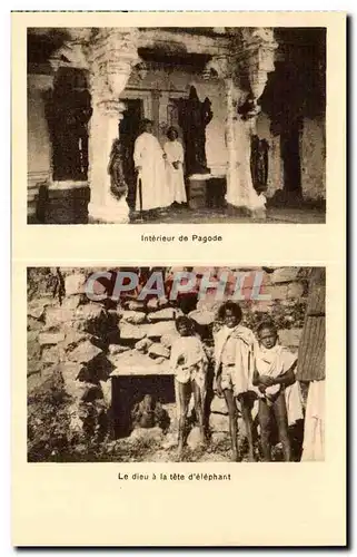 Cartes postales Inde india Missions etrangeres Eveche de Salem Le dieu a la tete d elephant