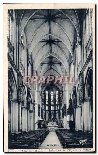 Cartes postales Cholet Intarieur de L Eglise St Pierre