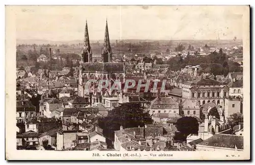 Cartes postales Cholet Vue aerienne